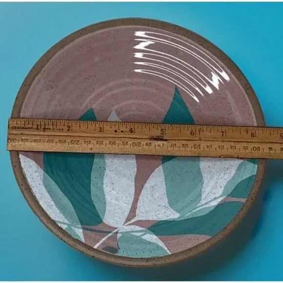 Crate and Barrel Caprice Floral Melamine Plates Botanical Bright Colors Picnic - Picture 3 of 3